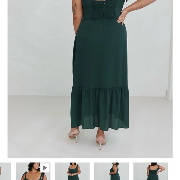 Park & Fifth Adelaide Dress Extended Sizes (ES) - Hunter Green - XXL - Picture 2 of 4